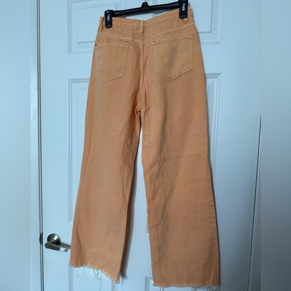 High Rise Tan Jeans - Picture 2 of 3